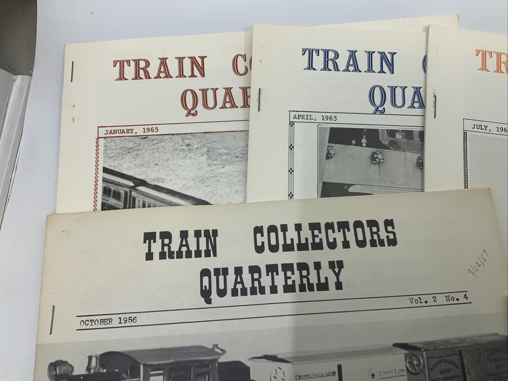 Train Collectors Quarterly lot