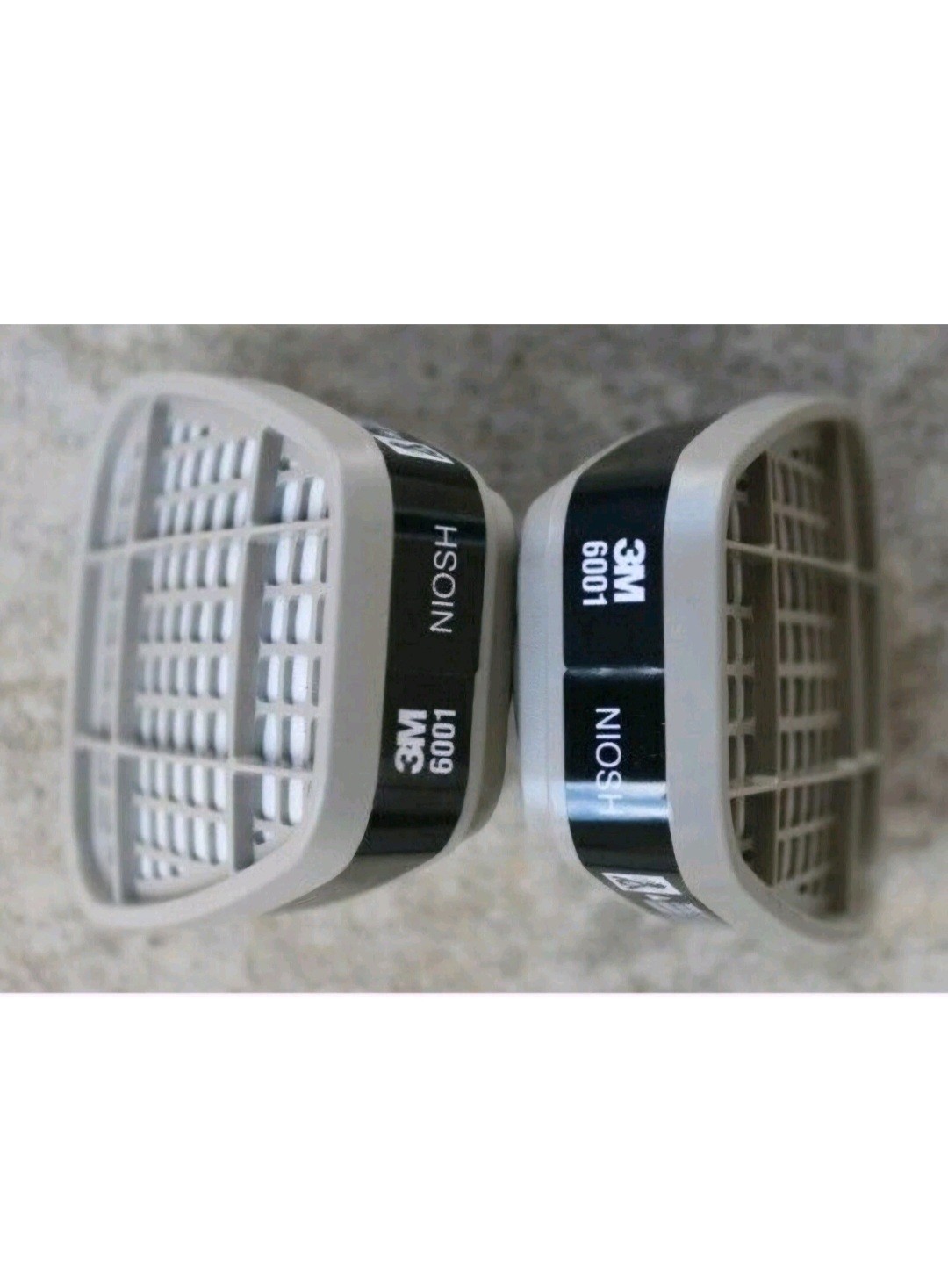 10 Packs.3M 6001 Organic Vapor Replacement Respirator Cartridge Filters Paint