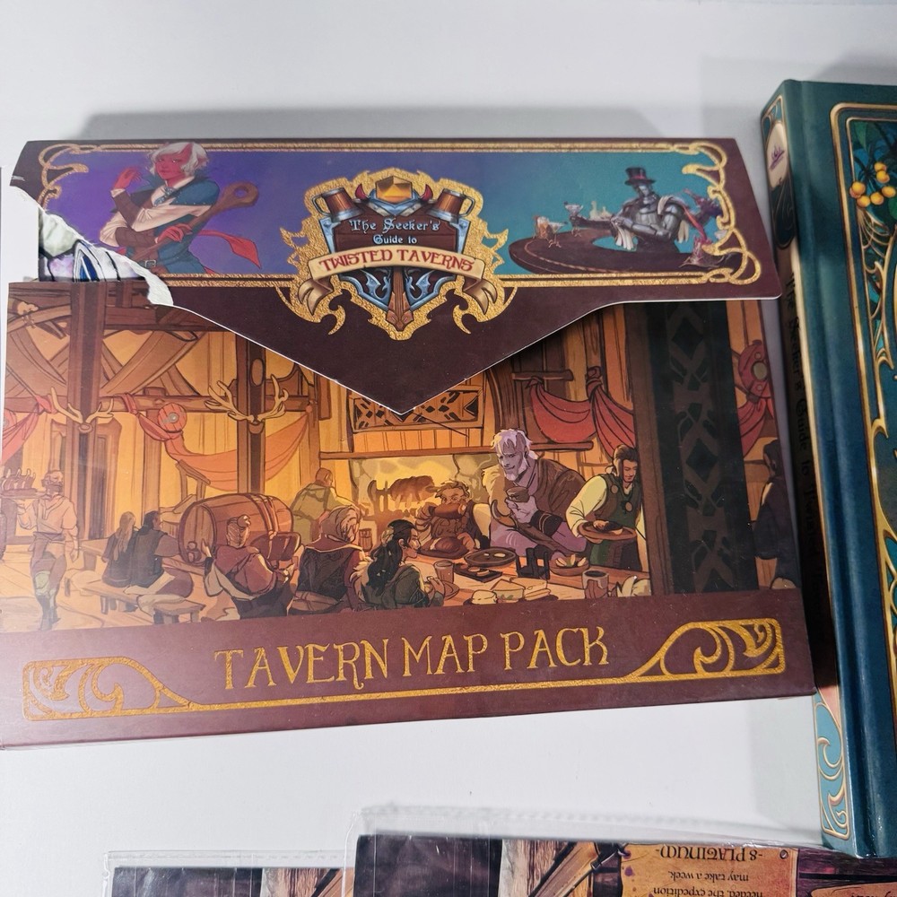 The Seeker's Guide To Twisted Taverns Eldermancy 5th EDITION & Tavern Map Pack