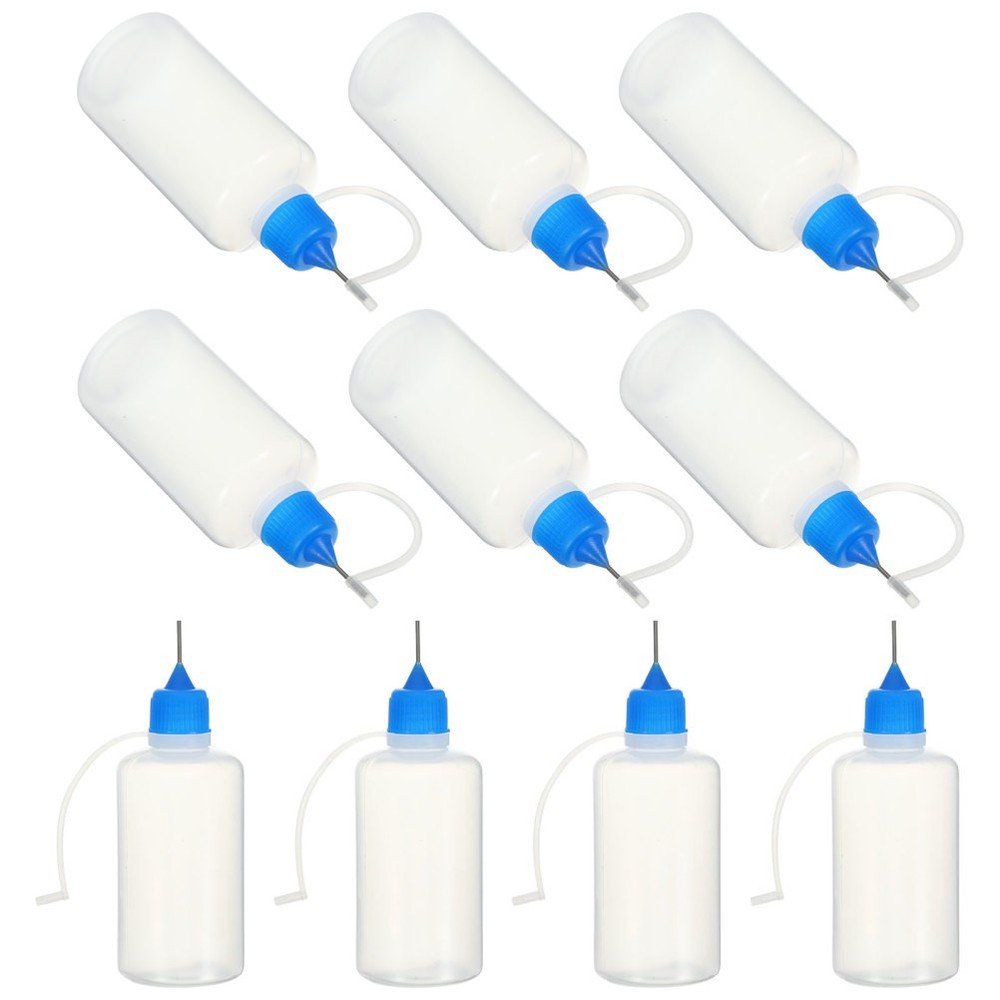 10 Pcs Liquid Dispensing Bottle Mini Glue Bottles Plastic Squeeze Empty