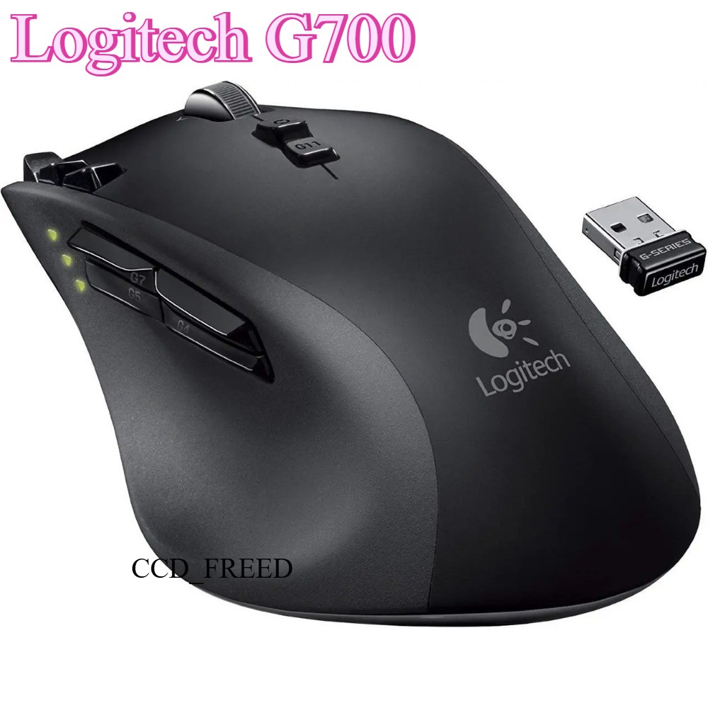 Logitech G700 Wireless Gaming Mouse, Rechargeable, 13 Programmable Buttons