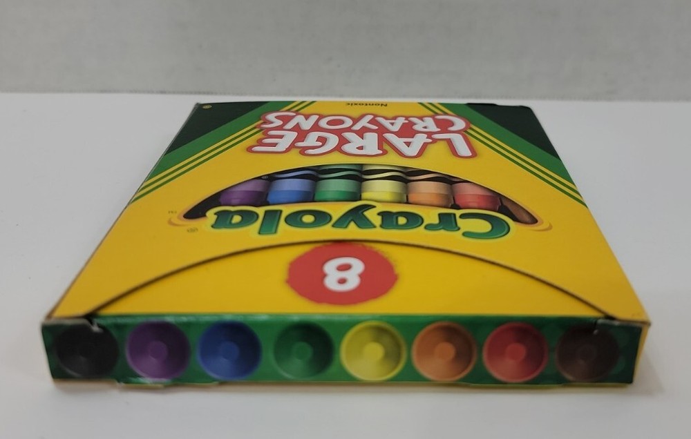Crayola Large Crayons 8 in a Box. New