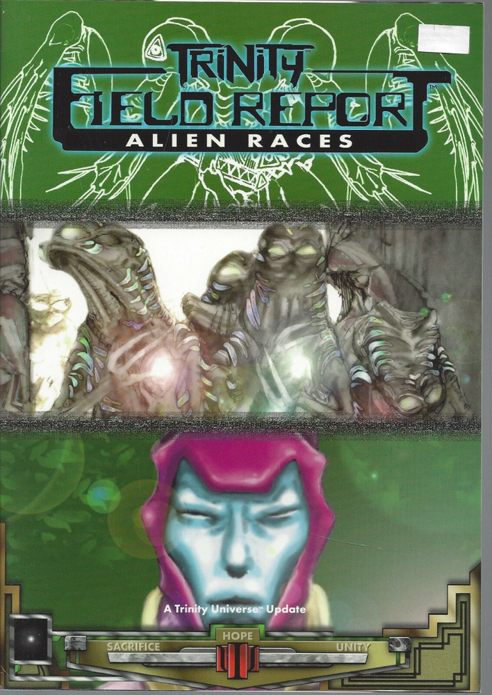 Trinity RPG  Field Report  Alien Races  SC NEW OOP  White Wolf  WW 9202