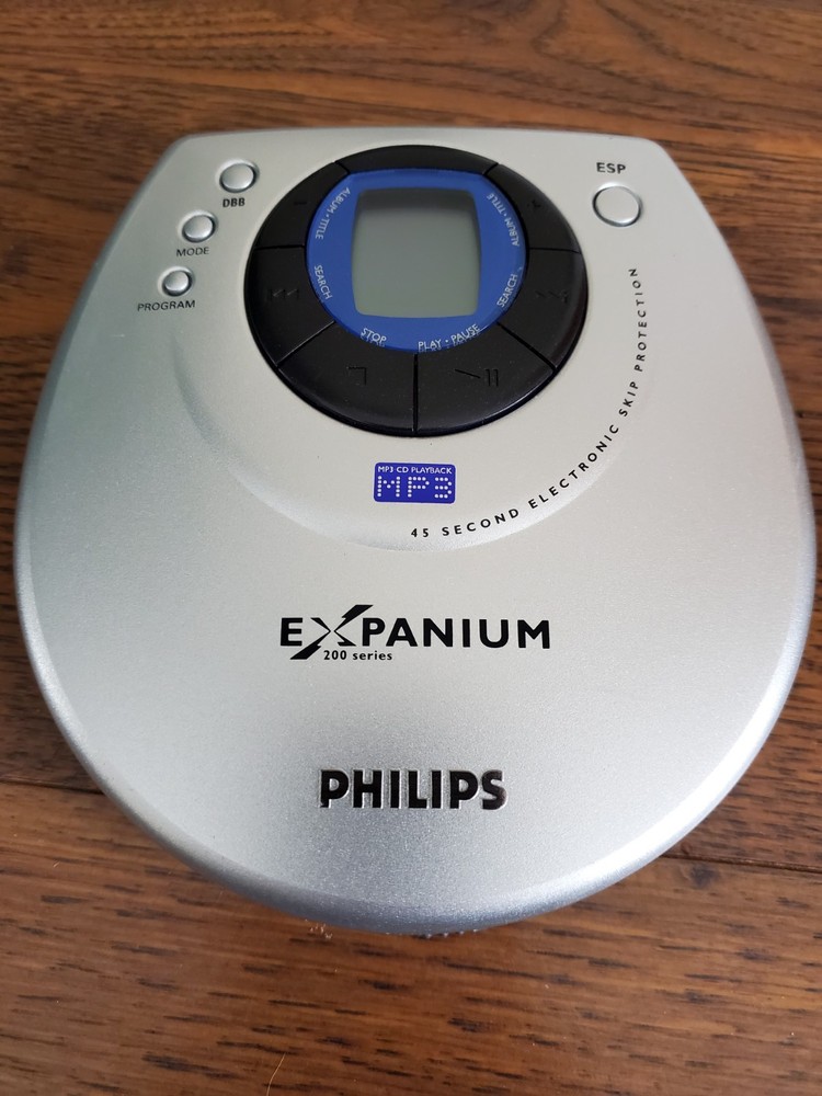 Philips Expanium EXP200 Personal CD Player Tested Working