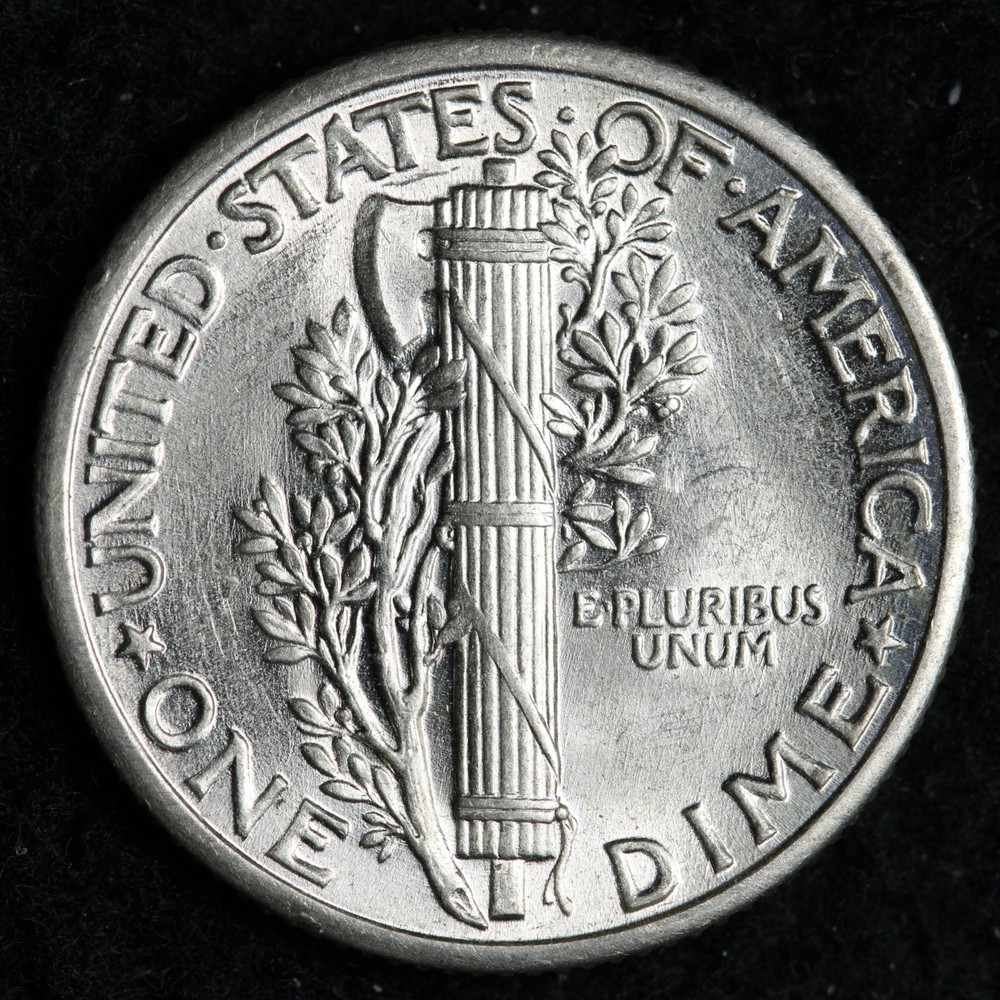 1935 Mercury Silver Dime GEM BU *UNCIRCULATED* MS E325 UAL