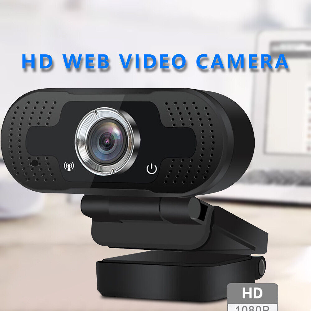 Full HD 1080P USB Webcam w/ Microphone for PC Desktop Laptop Computer Web Camera