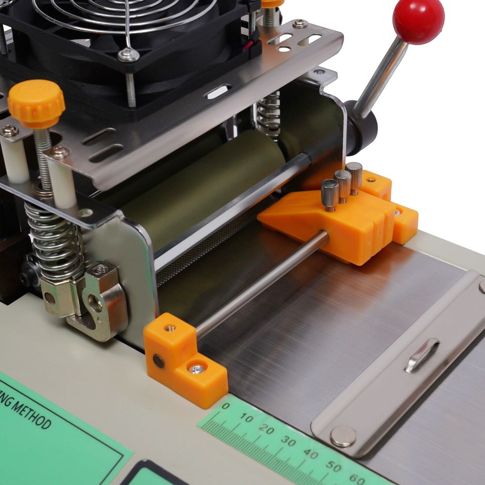 Webbing Cutting Machine Automatic Hot + Cold Tape Cutter for Elastic Band 280W