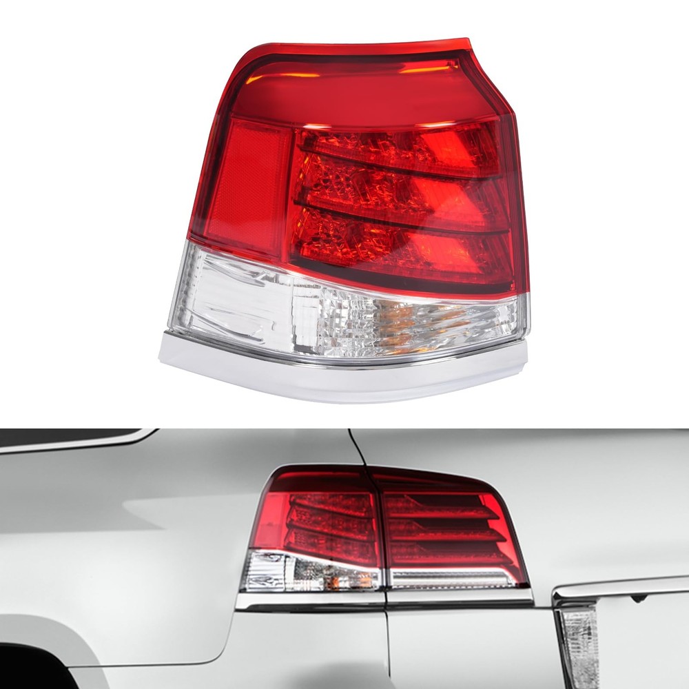 Driver Side Outer Tail Light Compatible with 2012 2013 2014 2015 LX570