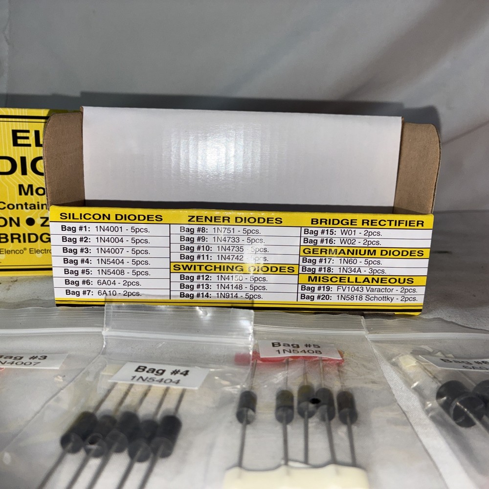 ELENCO DIODE KIT/COMPACITOR LOT