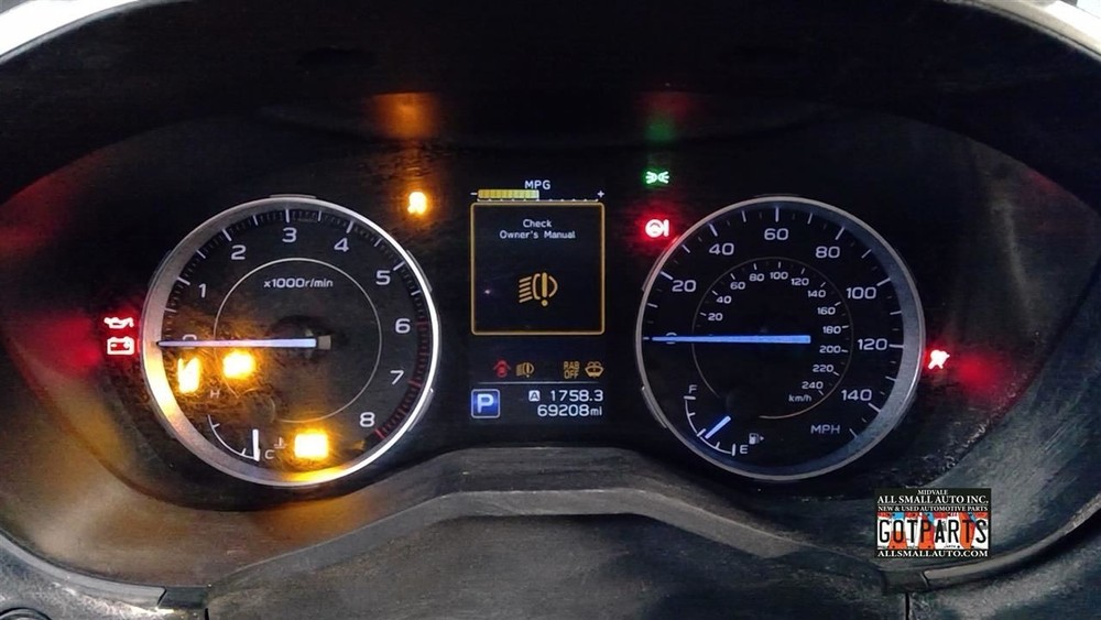 Speedometer MPH Base Fits 19 ASCENT 201647