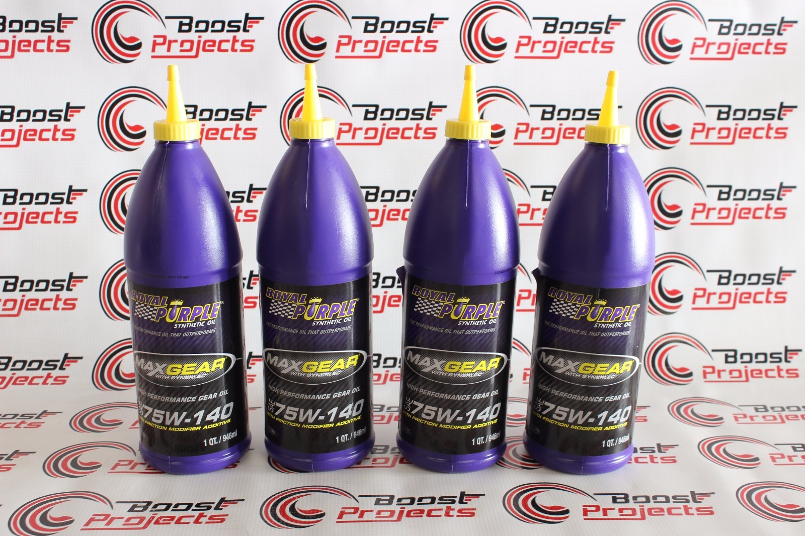 Royal Purple Max Gear Oil Synthetic 75W-140 1-Qt Bottle Set of 3 01301