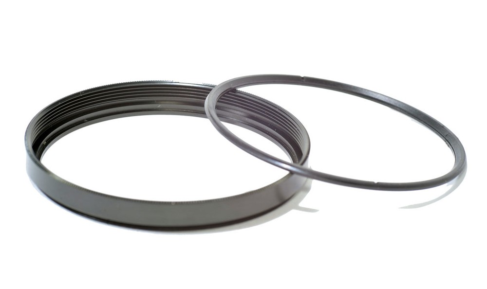 Empty Filter Ring and Retainer 82mm Metal ring Aluminium