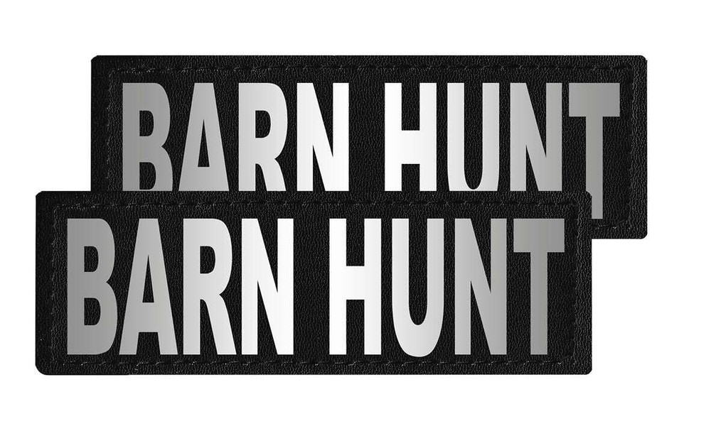 Removable Patches (2 Per Pack) - 1.5 x 4" BARN HUNT