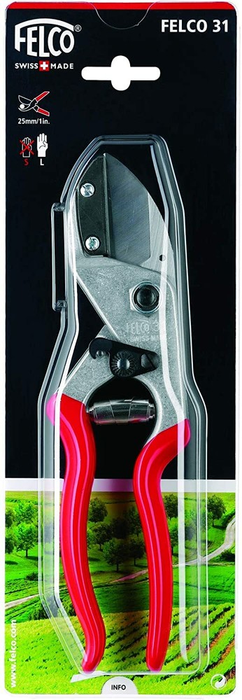 Felco 31 Pruning Shear, Anvil Style, Swiss Made, High Performance