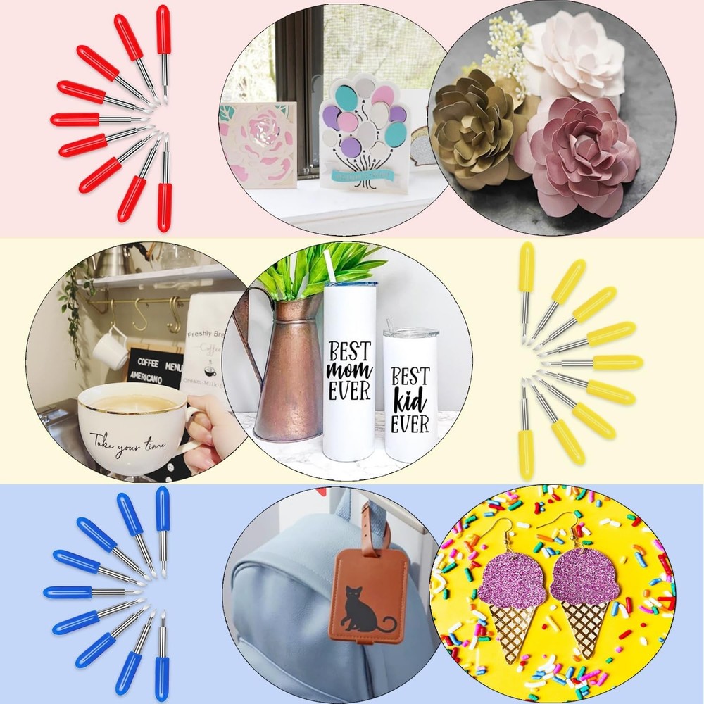 THANMAO 20 Pcs Replacement Blades Compatible with Explore Multicolored 20