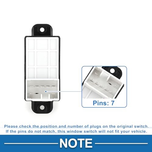 Power Window Switch No.935803K500 Passenger Side Window Control Switch for