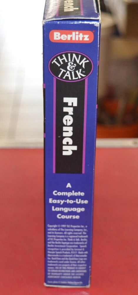 Berlitz Think & Talk French Version 2.0 (PC CD-ROM, 1997)