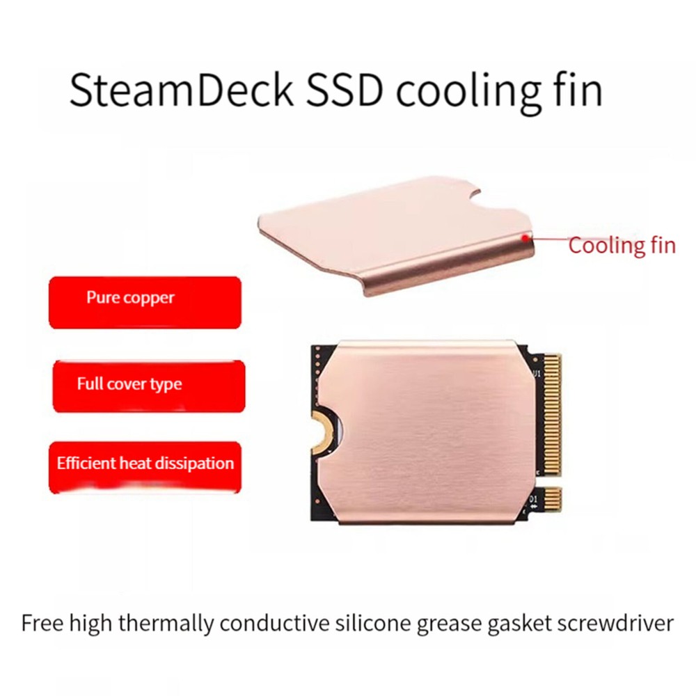 Solid State Drive Screw Copper Game Console Accessories For SteamDeck 2230 SSD