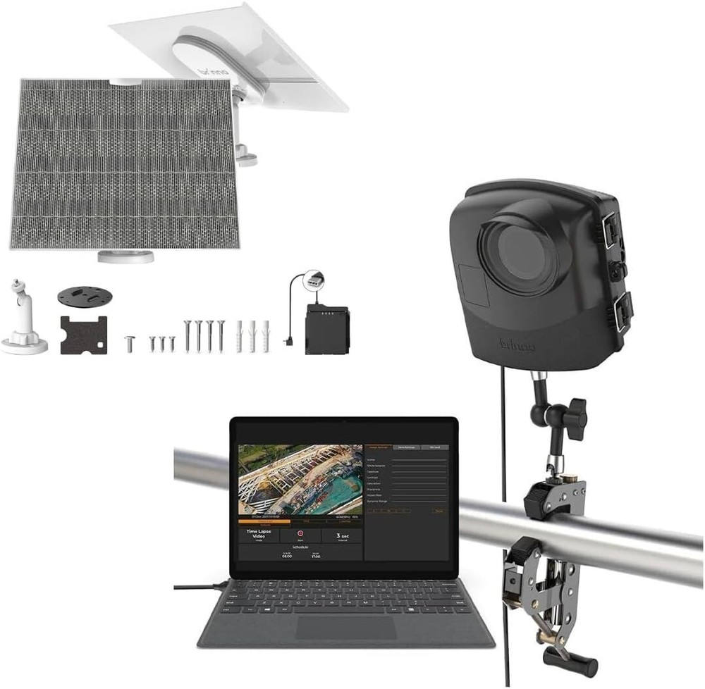 Brinno BCC2000 Plus + ASP1000-P Construction Camera Bundle