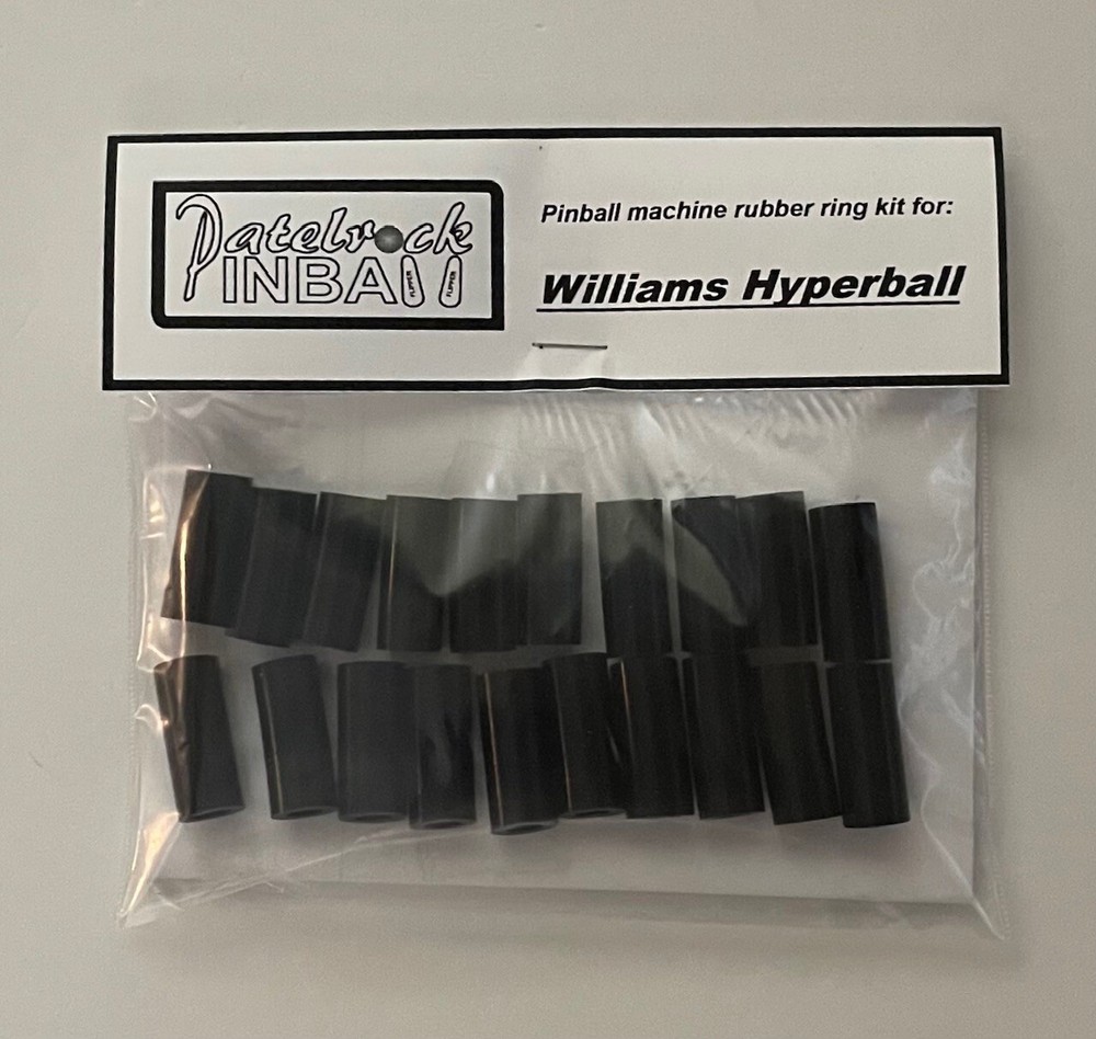 1981 Williams Hyperball Pinball Machine Rubber Sleeve Kit