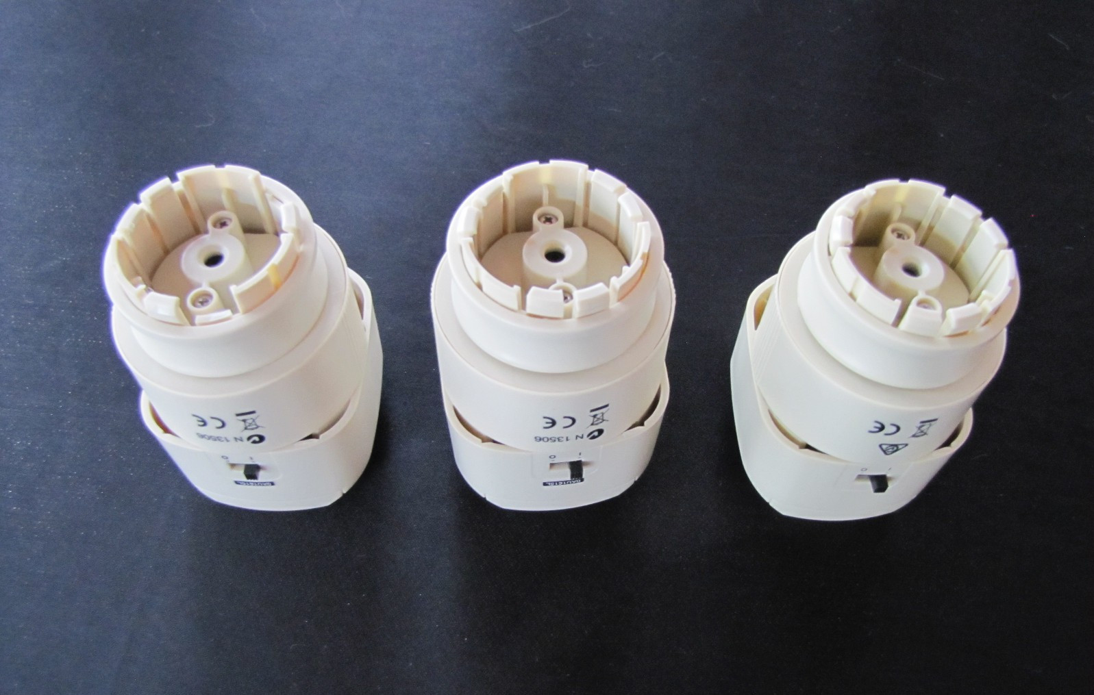 Lot of 3 PetSafe SSSCAT Automatic Spray Deterrent Motion Sensors Lids Tops