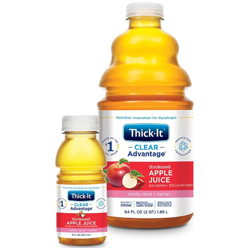 Thick-It Clear Advantage Thickened Apple Juice, Moderately, Honey Consistency