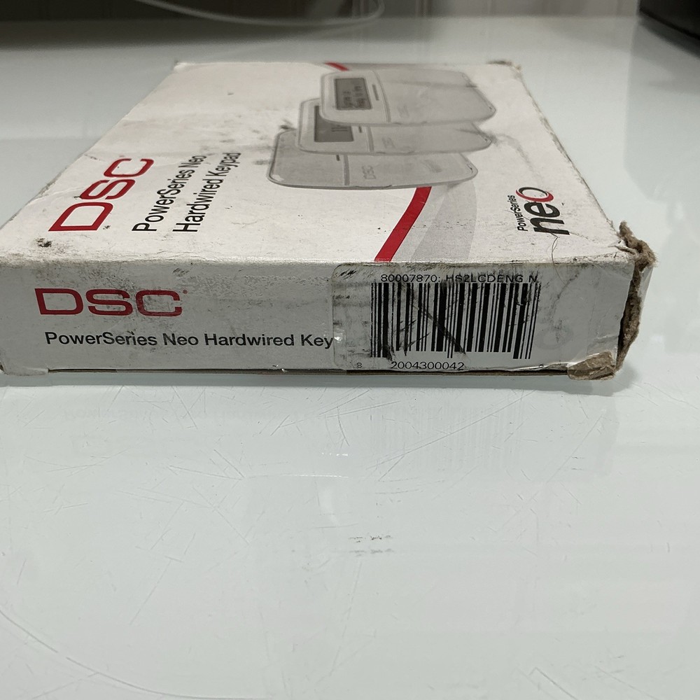 DSC HS2LCDENG N, PowerSeries Neo Hardwired Keypad, 5025ABC6 New - Open Box