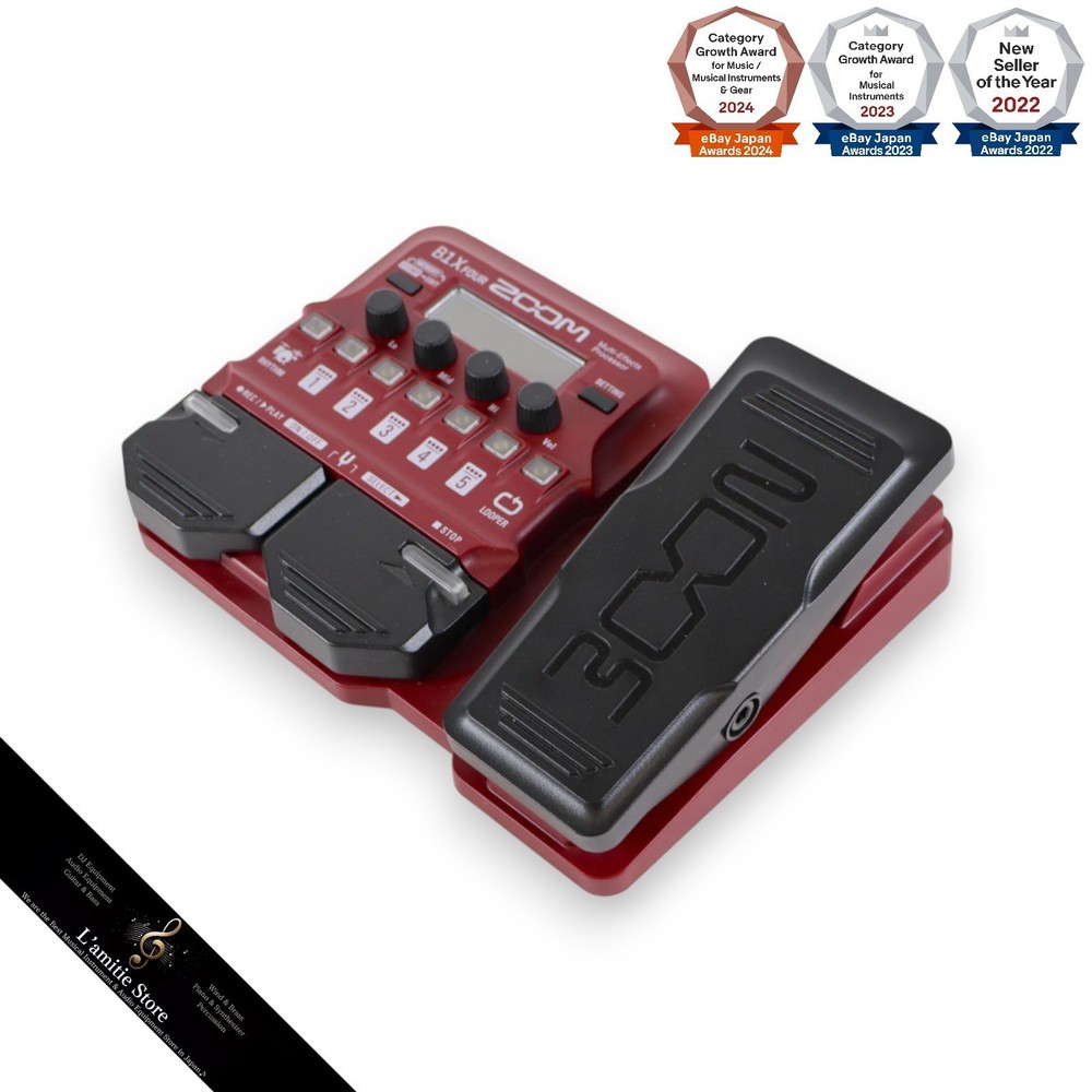 Zoom B1X FOUR Bass Multi-effects Processor Expression Pedal B1X FOUR Tested JP