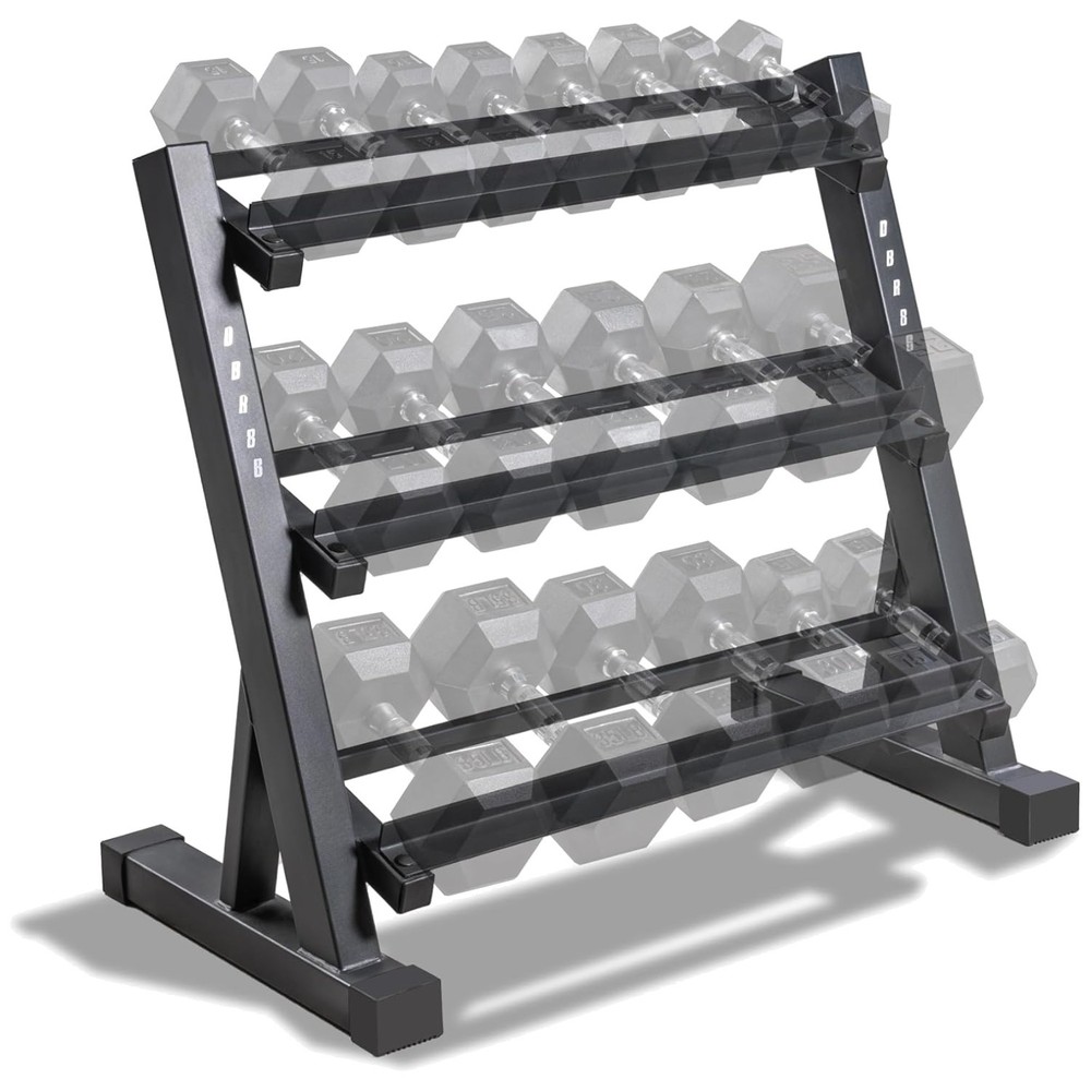 Space-Saving 3-Tier Weight Rack for Weights