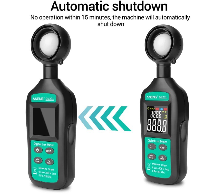 High Precision Illuminance Meter Light Meter Photometric Brightness Meter
