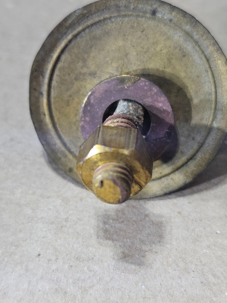 Antique Brass Handle for Microscope Box with Washers and Nuts