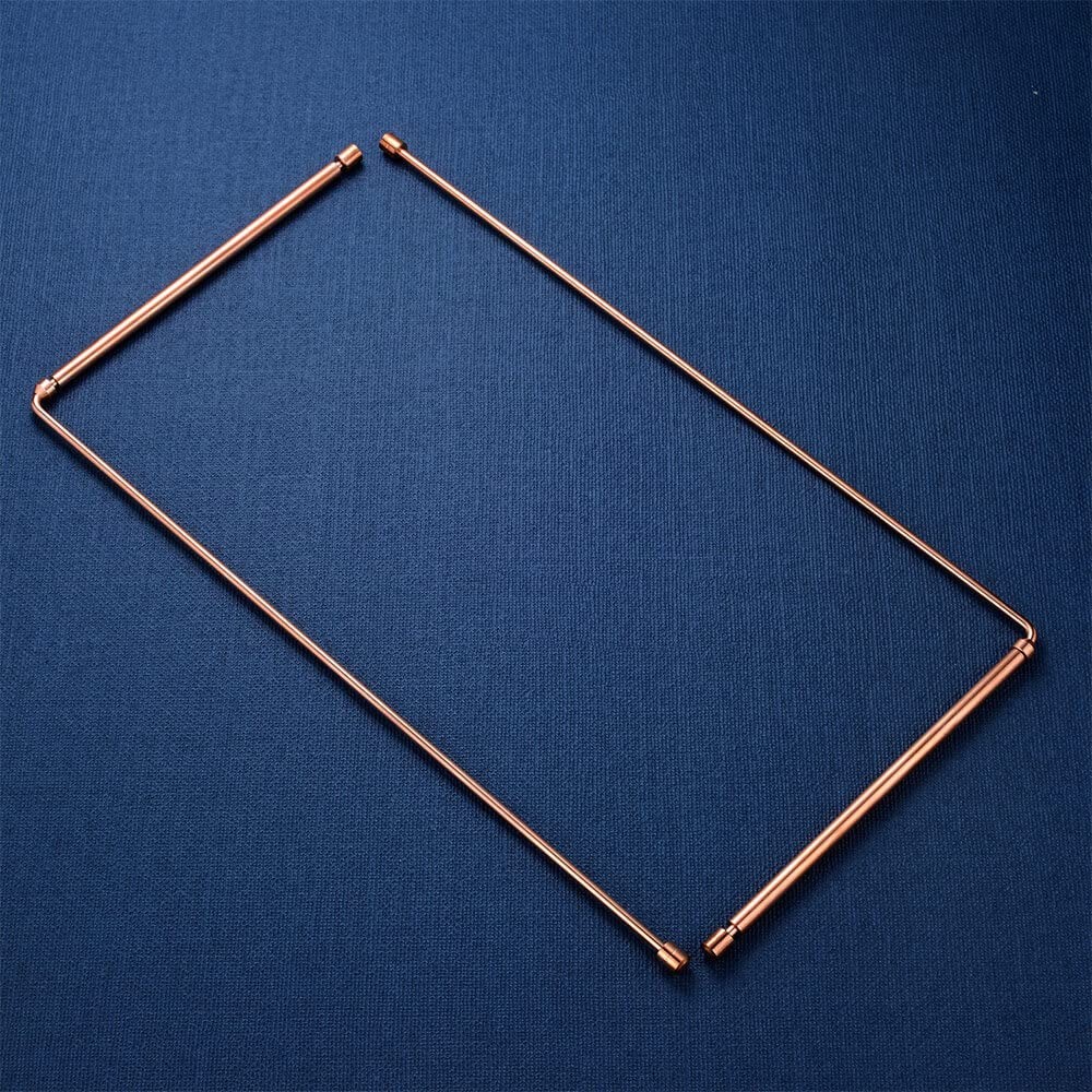 Copper Dowsing Rods 99.9% Pure Copper 2PCS Divining Rods for Ghost Hunting Tools