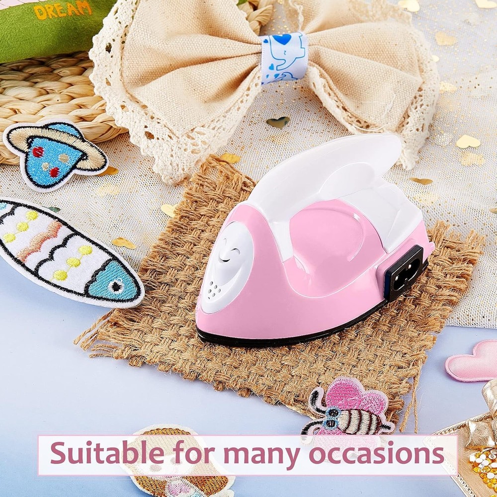 Lightweight Mini Craft Iron with Charging Base - Perfect for Small Projects