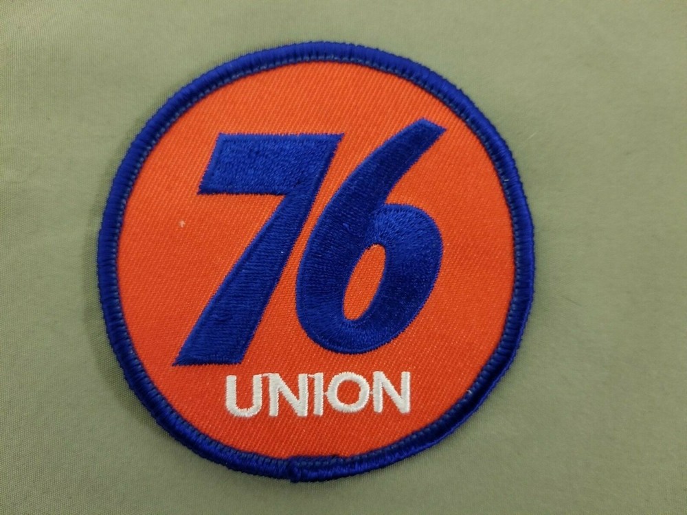 76 Union Gas Embroidered Iron On Patch