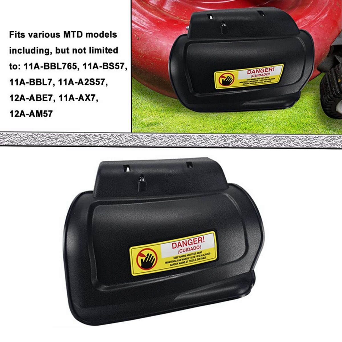 For MTD 987-02516A Hinged Mulch Plug Fits Bolens Craftsman Husky Troy Bilt