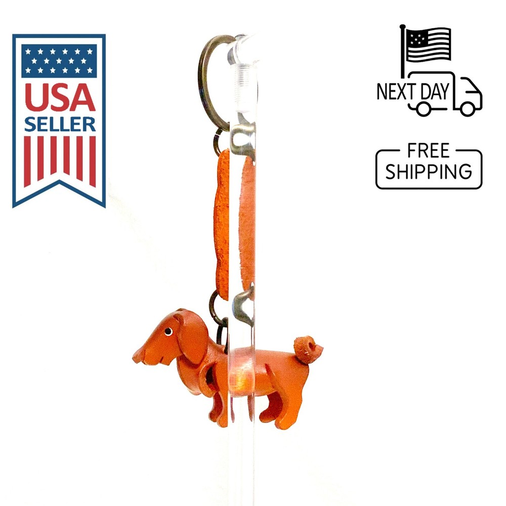 LABRADOR RETRIEVER Handmade Leather Keyring #2