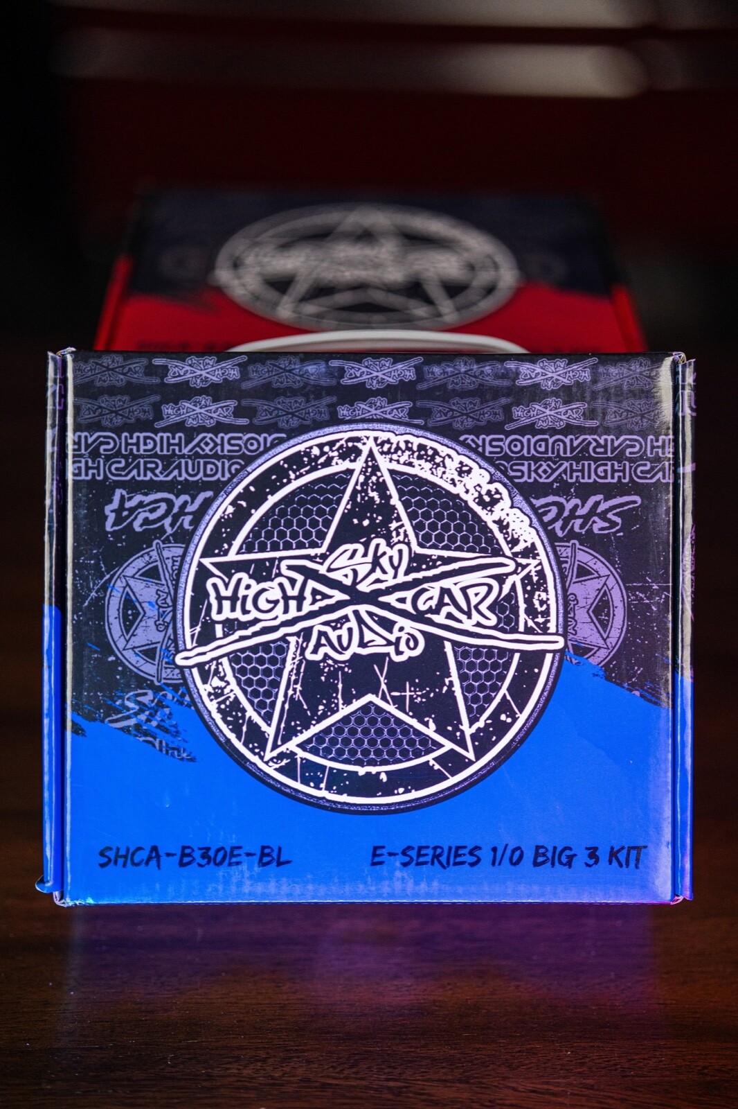 Sky High Car Audio E-Series 1/0 Big 3 Upgrade BLUE/BLACK Electrical Wiring Kit