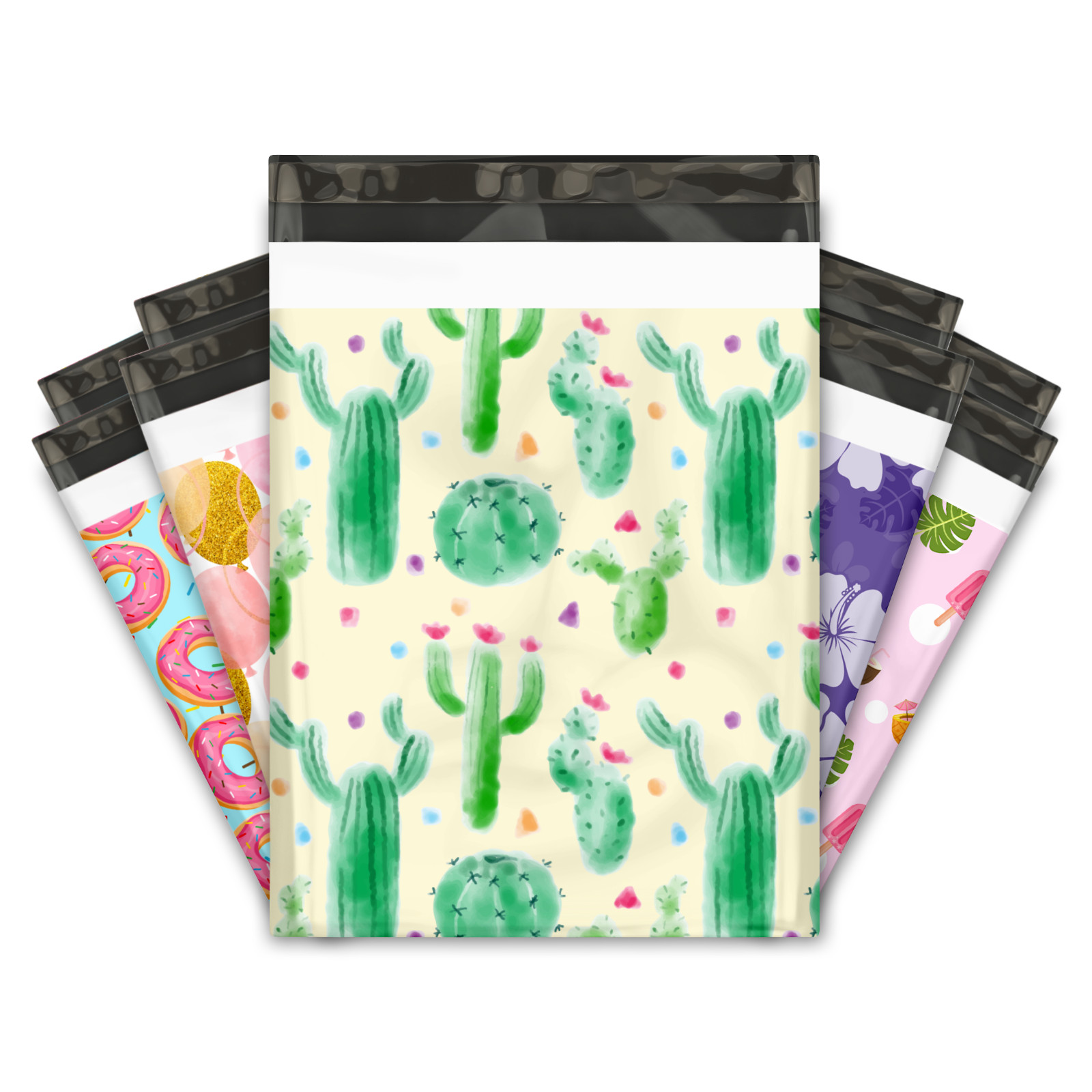 10x13" Designer Poly Mailers Shipping Envelopes Premium Colorful Printed Bags