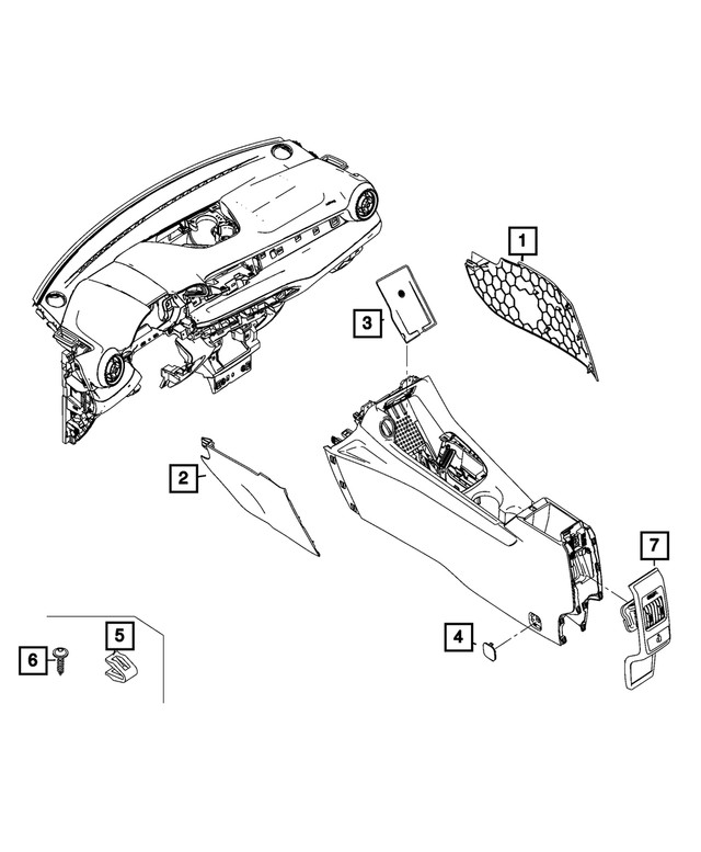 Genuine Mopar Screw 6512043aa