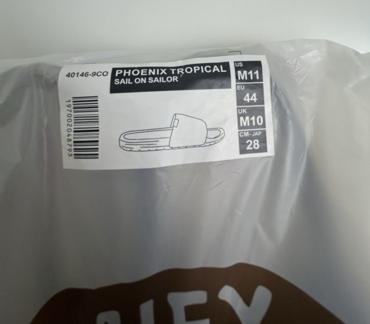 Hey Dude Phoenix Tropical Sandals Slides Men's Size 11 Sail on Sailor RARE NWT