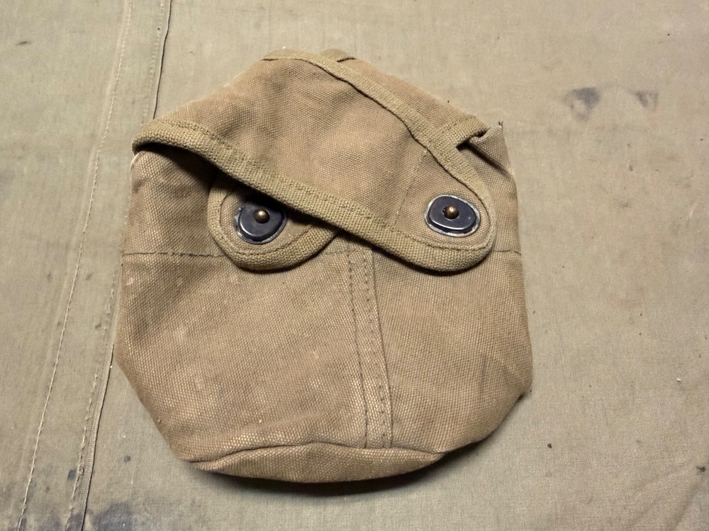 ORIGINAL WWII US USMC MARINE P1941 P41 3RD PATTERN CANTEEN COVER
