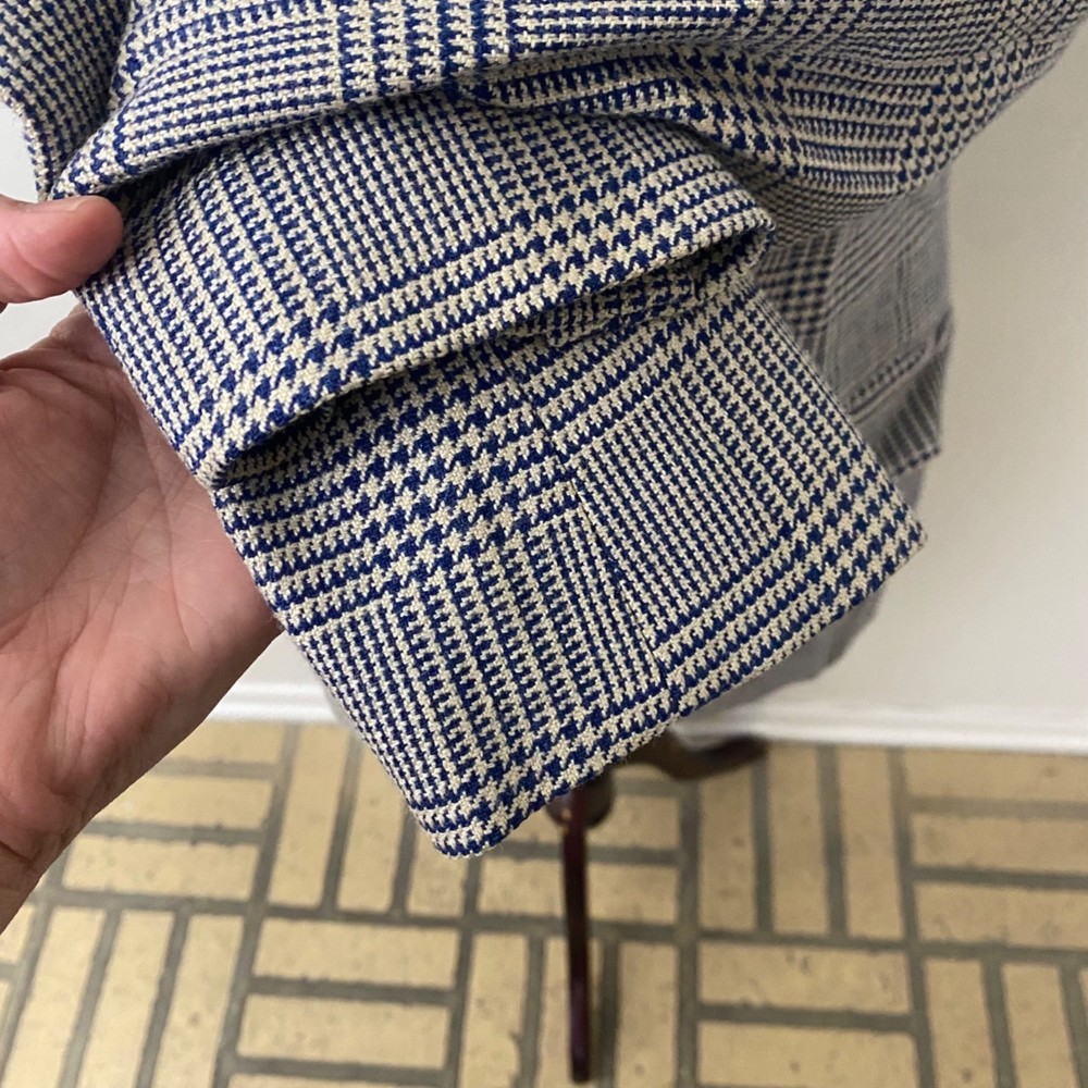 Ralph Lauren Collection Houndstooth Blazer Jacket Size 8