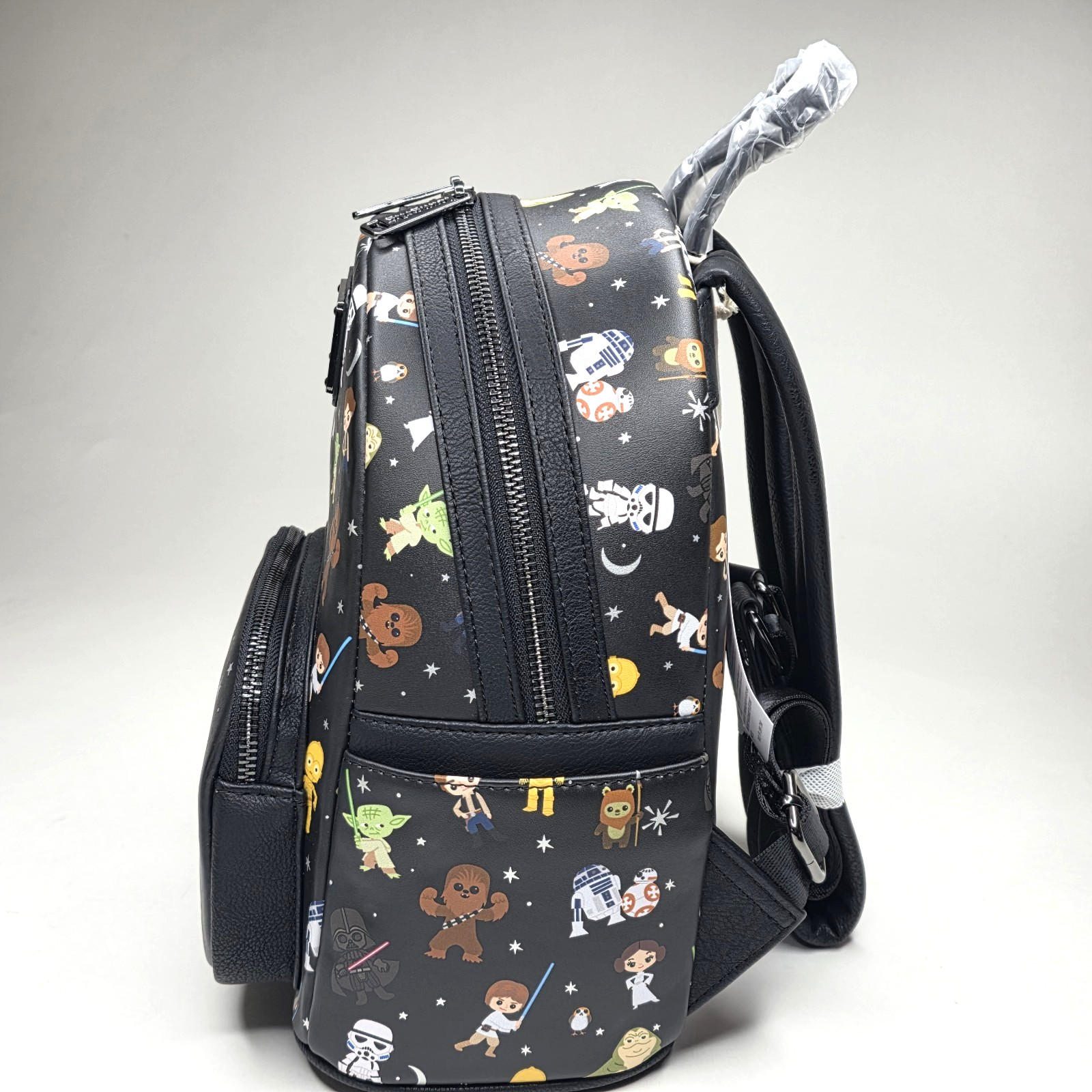 Disney Parks Loungefly Star Wars Characters Mini Backpack Black NWT 2024