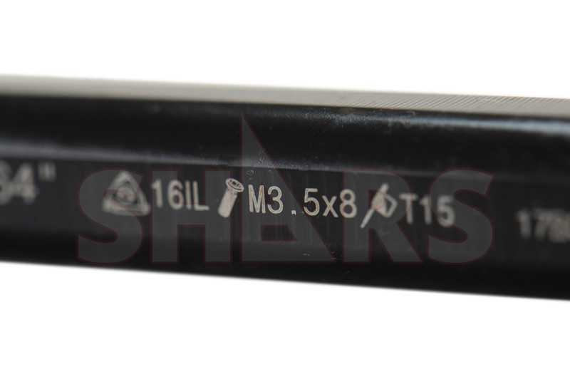 Shars 1/2 LH Internal Indexable Threading Boring Bar ER16 Insert Certificate P]