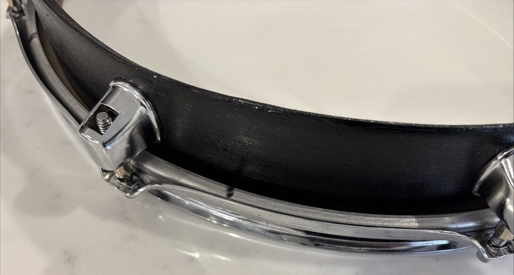 Custom Made 14”x 2", Birch shell, pancake tom (#273), using various drum parts