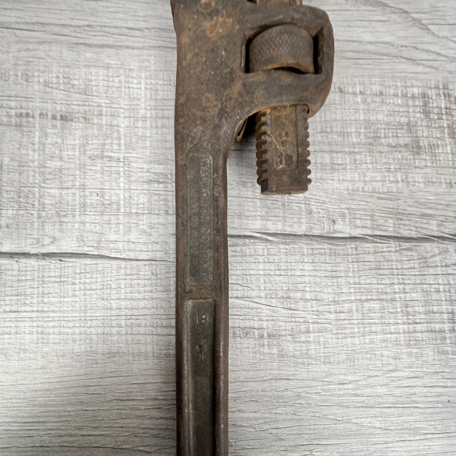 Vintage Stillson Walworth 18" Adjustable Pipe Wrench Heavy Duty Made in USA