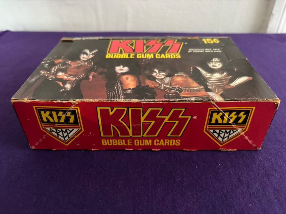 Original (Kiss) Empty Wax Box Cards