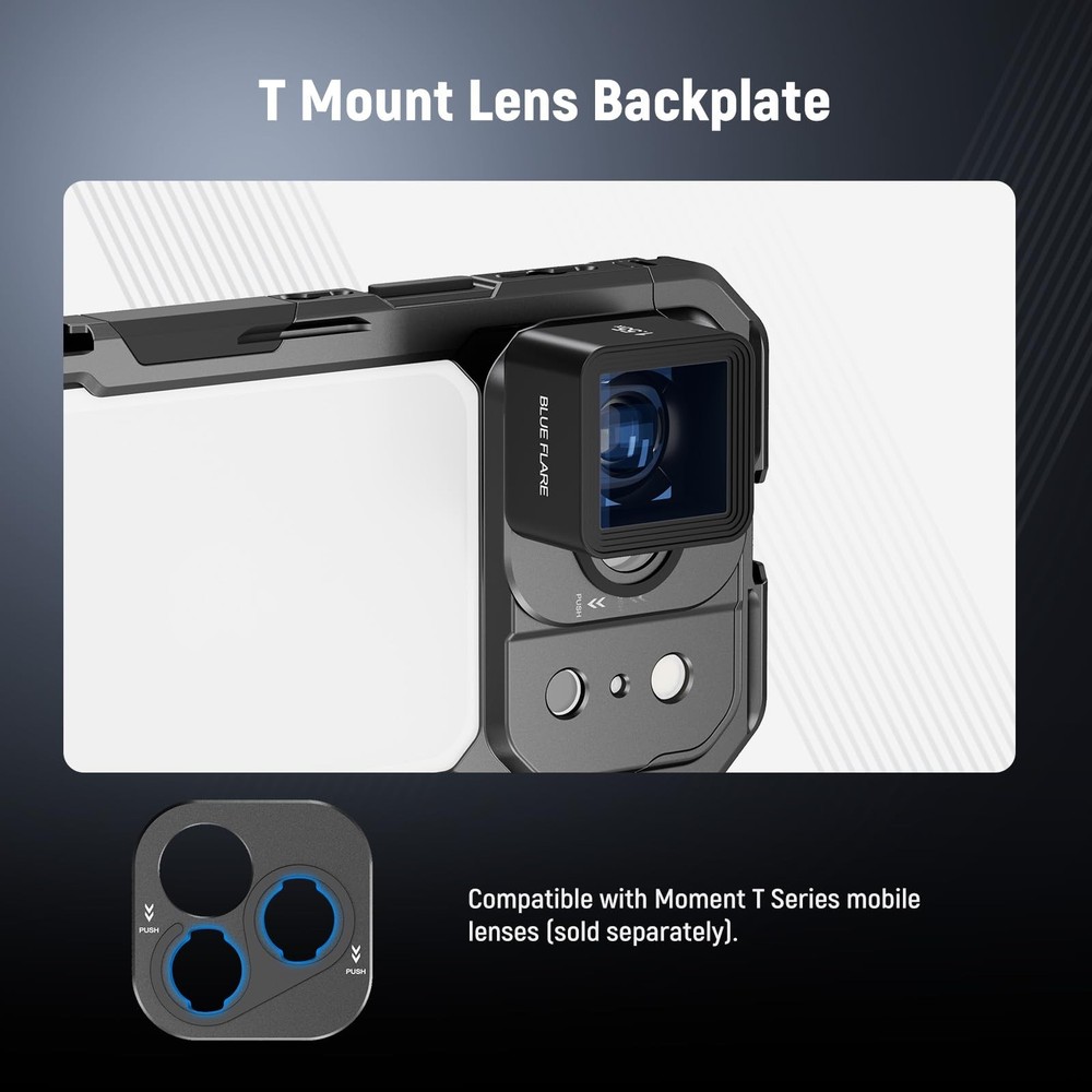 NEEWER Phone Cage Compatible with iPhone 17 Pro Max, Quick Release Video Rig ...