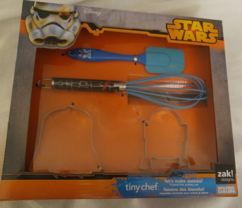bnip 4 piece tiny chef star wars cookie baking set
