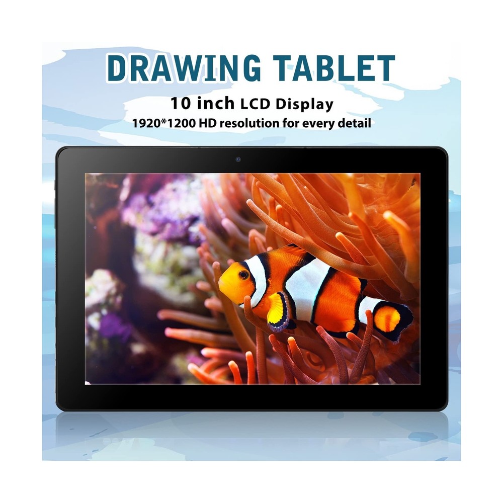 Standalone Drawing Tablet,10.1 inch Drawing Tablet with Screen, No Computer N...